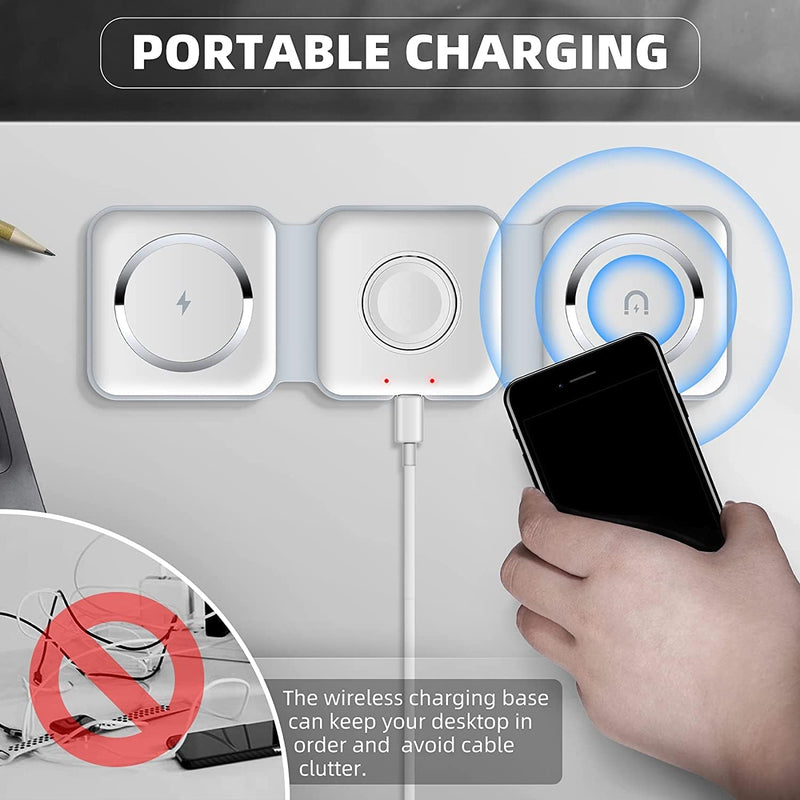 Experience the Future with our 3-in-1 Wireless Charging Pad