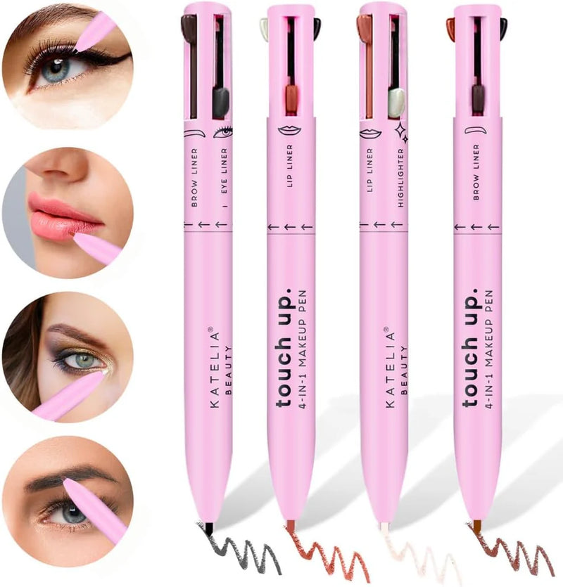 4-in-1 Makeup Pen (Eye Liner, Brow Liner, Lip Liner, and Highlighter)